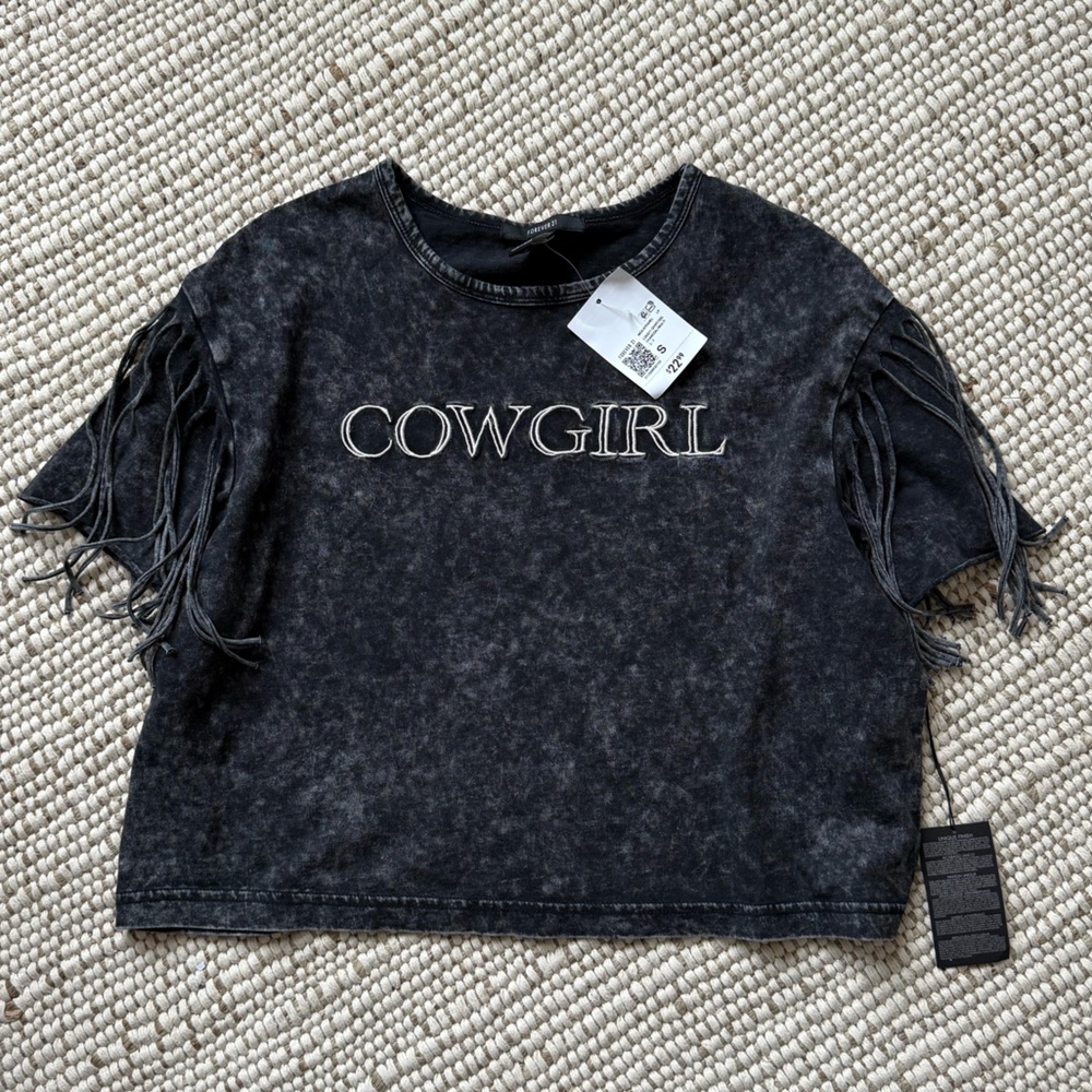Forever 21 Charcoal Graphic Tee